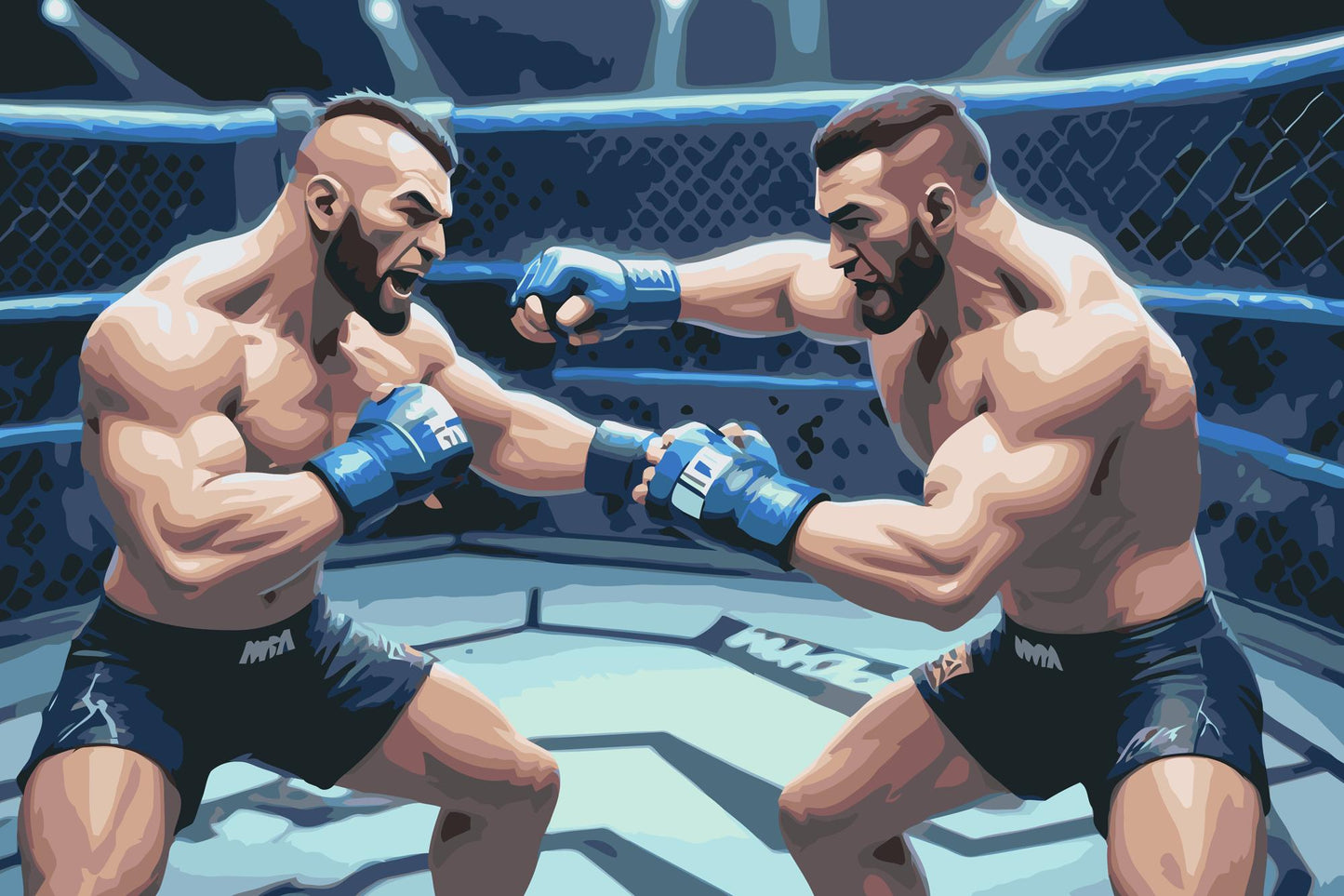 Paint by number - MMA-brydere