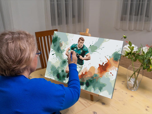 Paint by number - Rugbyspiller