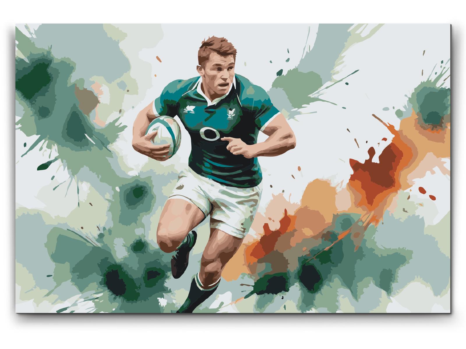Paint by number - Rugbyspiller
