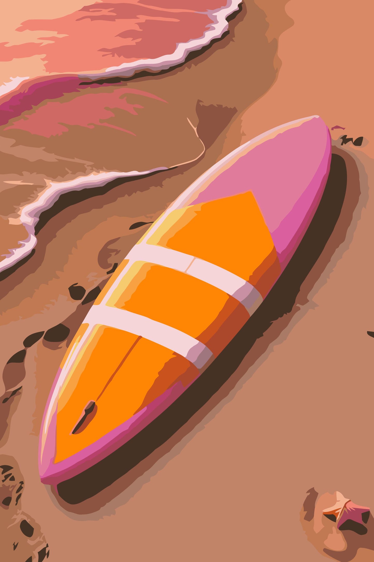 Paint by number - Surf