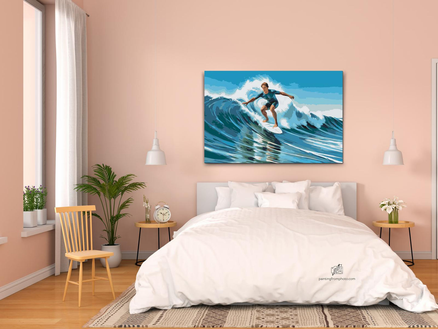 Paint by number - Surfing til søs