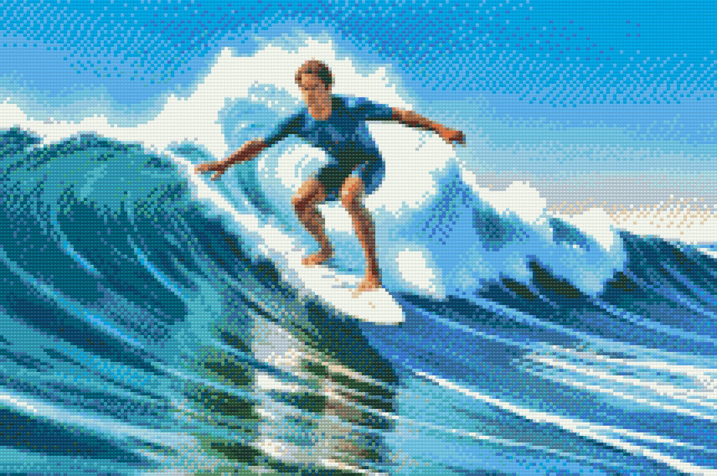 Diamond Paint - Surfing til søs