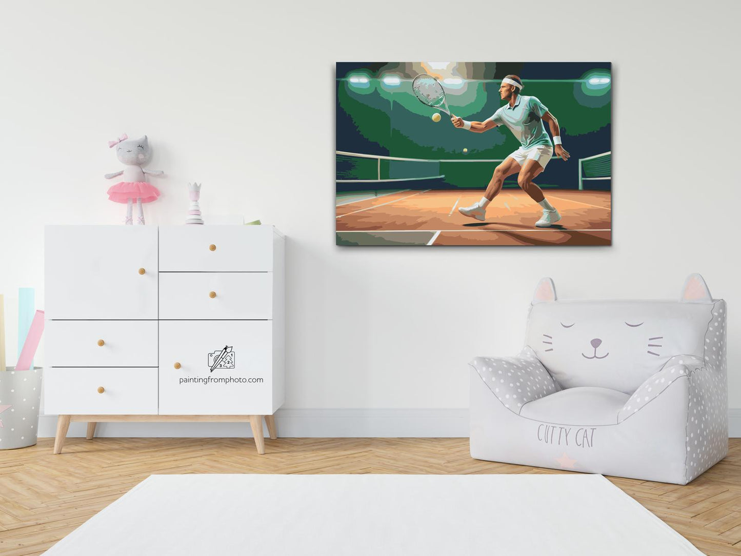 Paint by number - Tennis