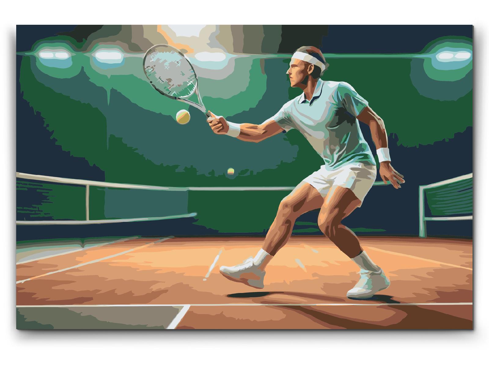 Paint by number - Tennis