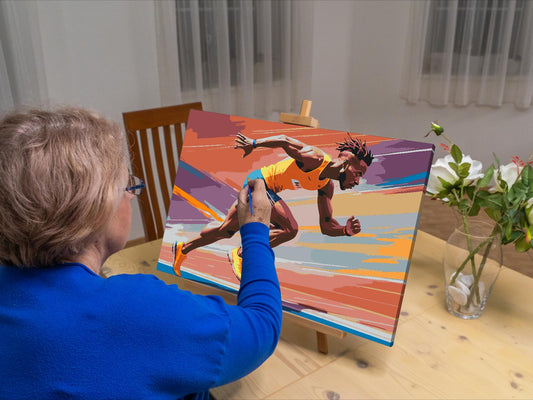 Paint by number - Idræt