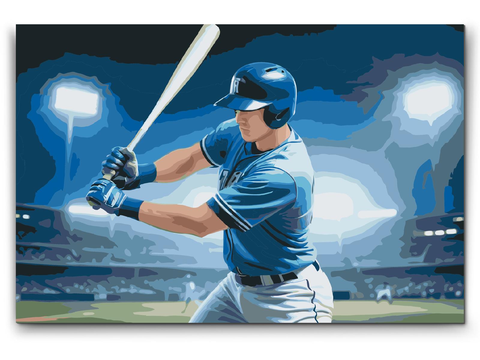 Paint by number - Baseball