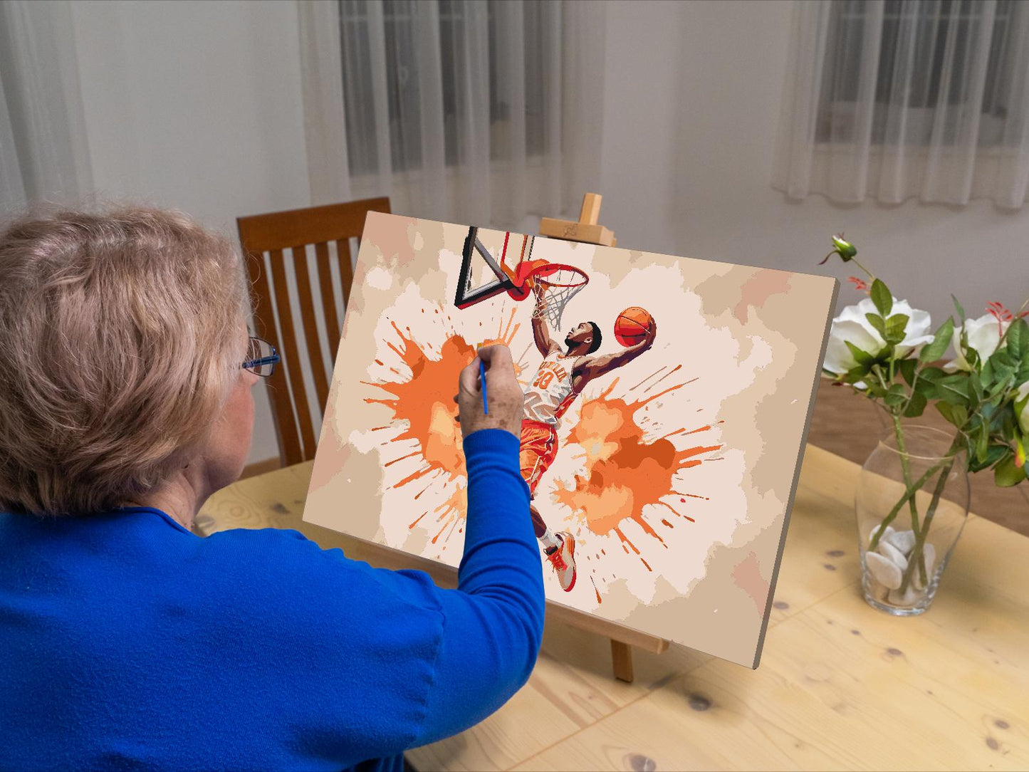 Paint by number - Basketball