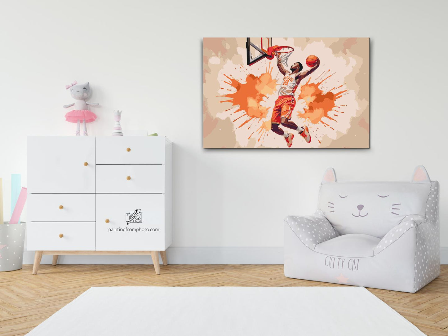 Paint by number - Basketball