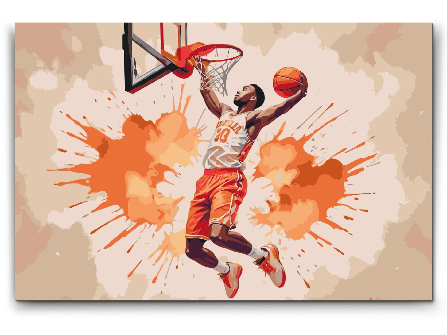 Paint by number - Basketball