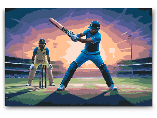 Paint by number - Cricket