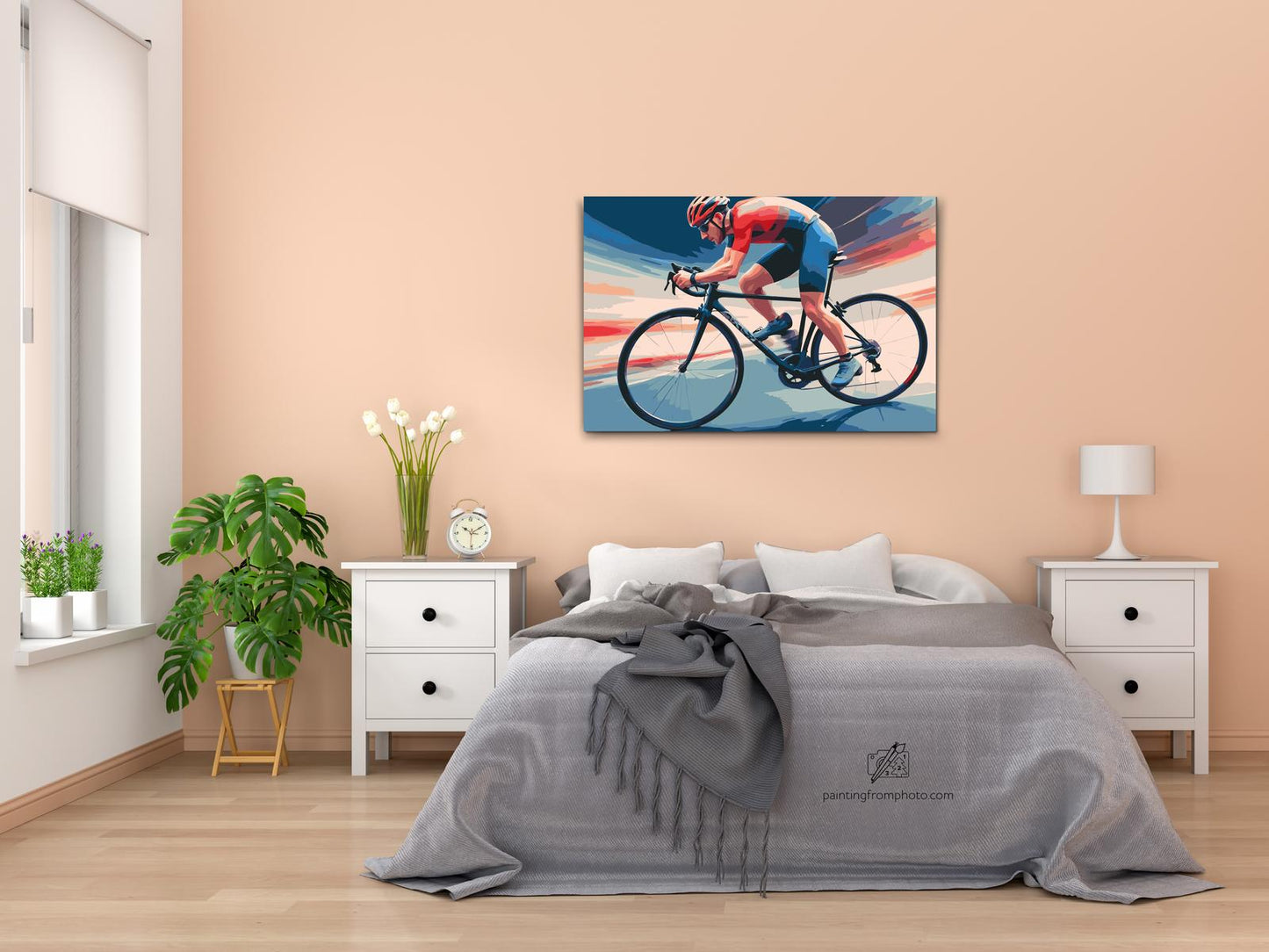 Paint by number - Cyklist