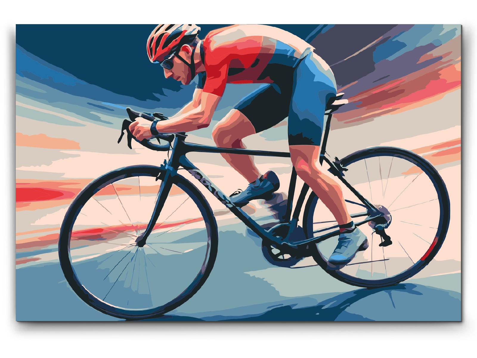 Paint by number - Cyklist