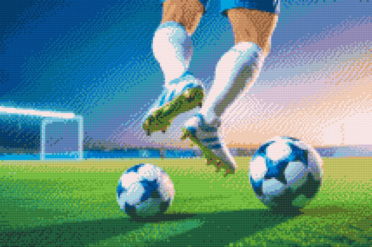 Diamond Paint - Fodbold på banen