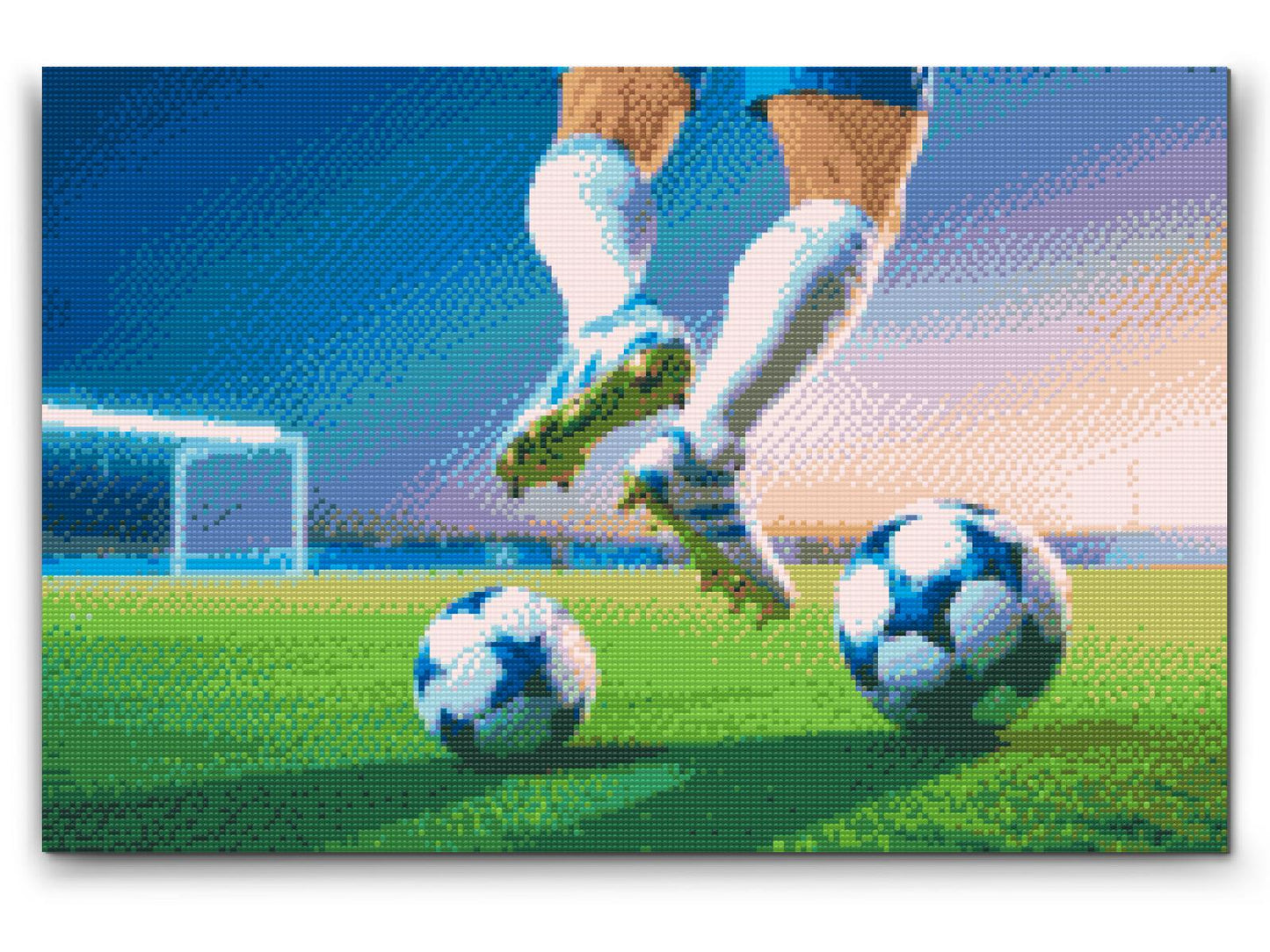 Diamond Paint - Fodbold på banen
