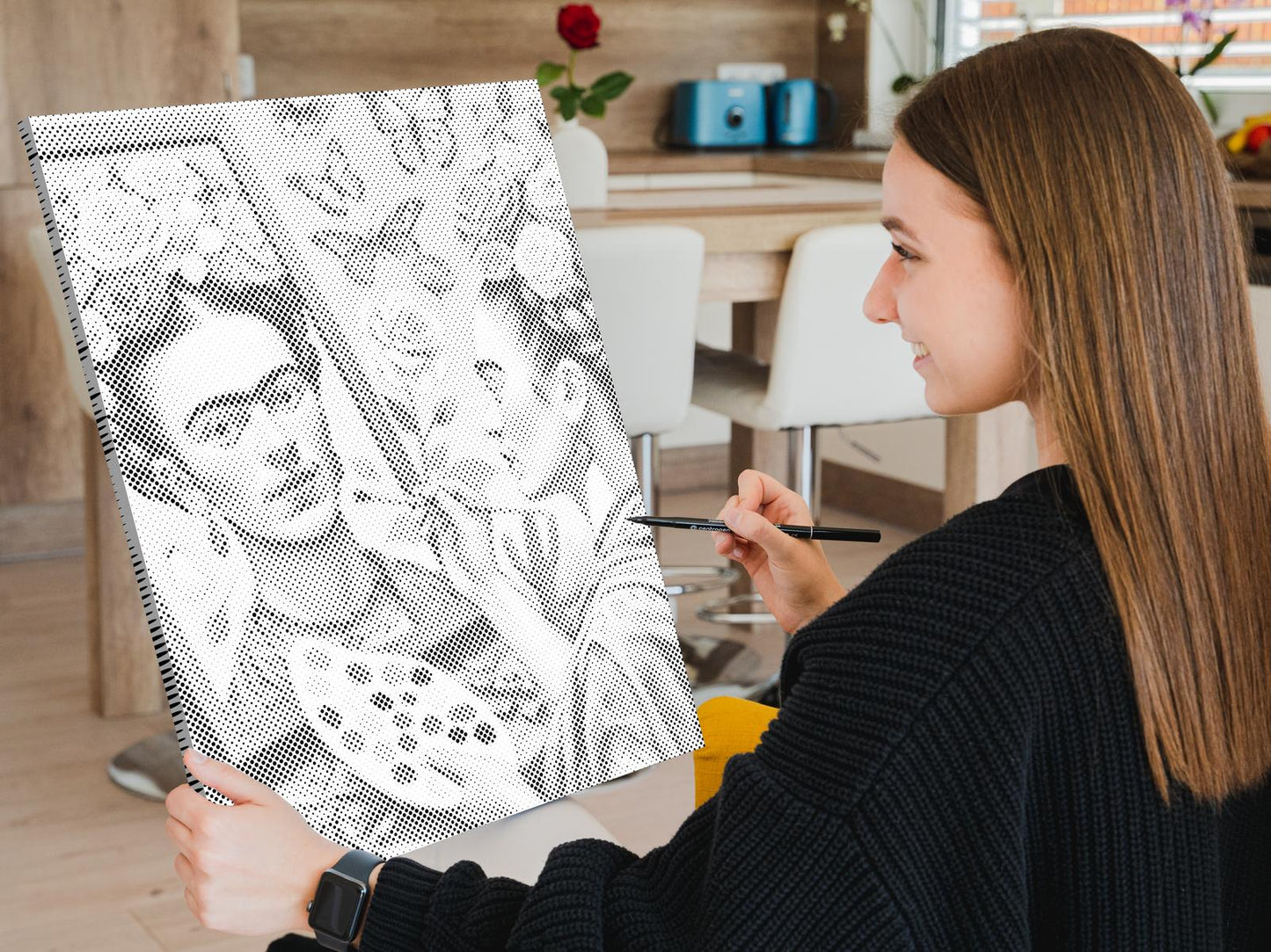 Dotting - Frida Kahlo-maleri