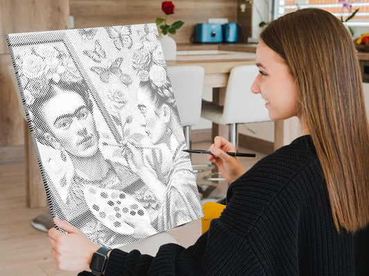 Dotting - Frida Kahlo-maleri