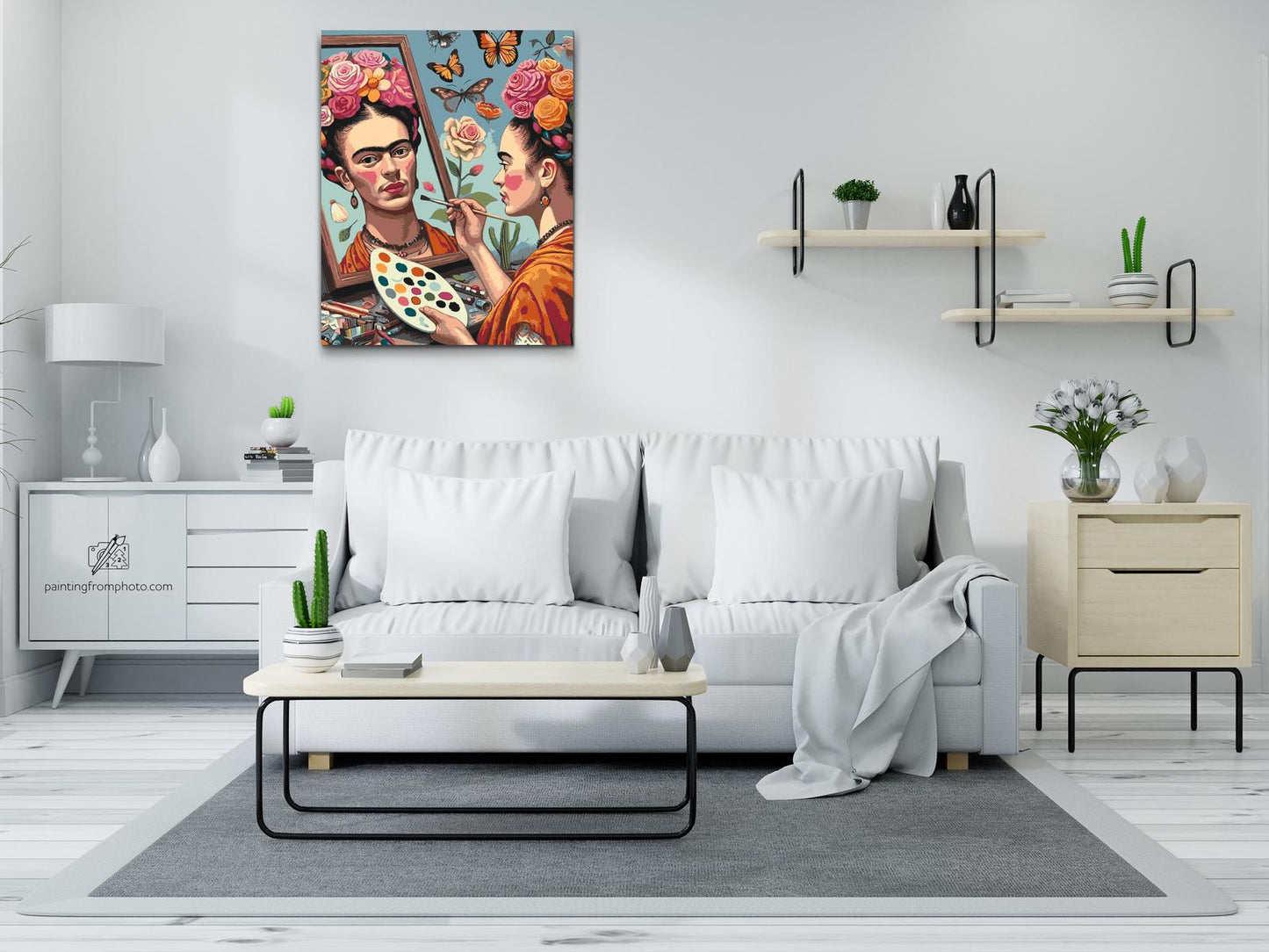 Paint by number - Frida Kahlo-maleri