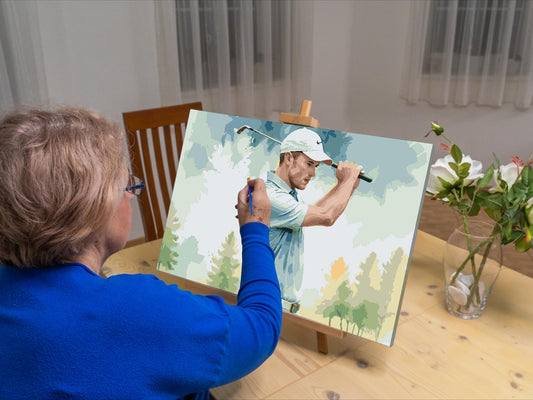 Paint by number - Golf
