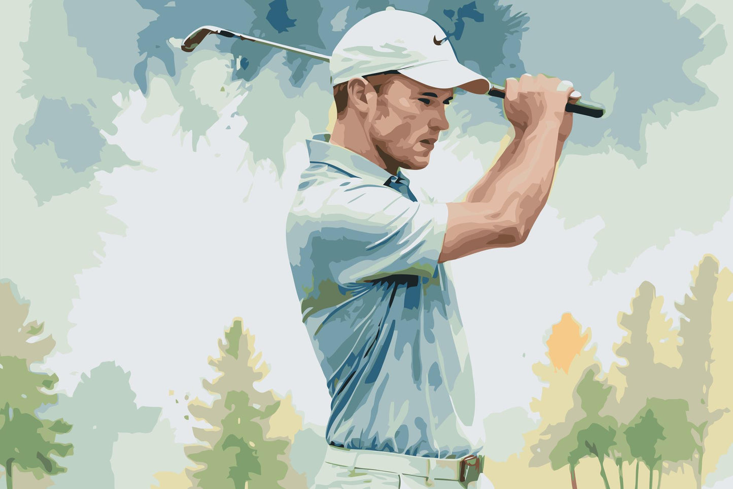 Paint by number - Golf