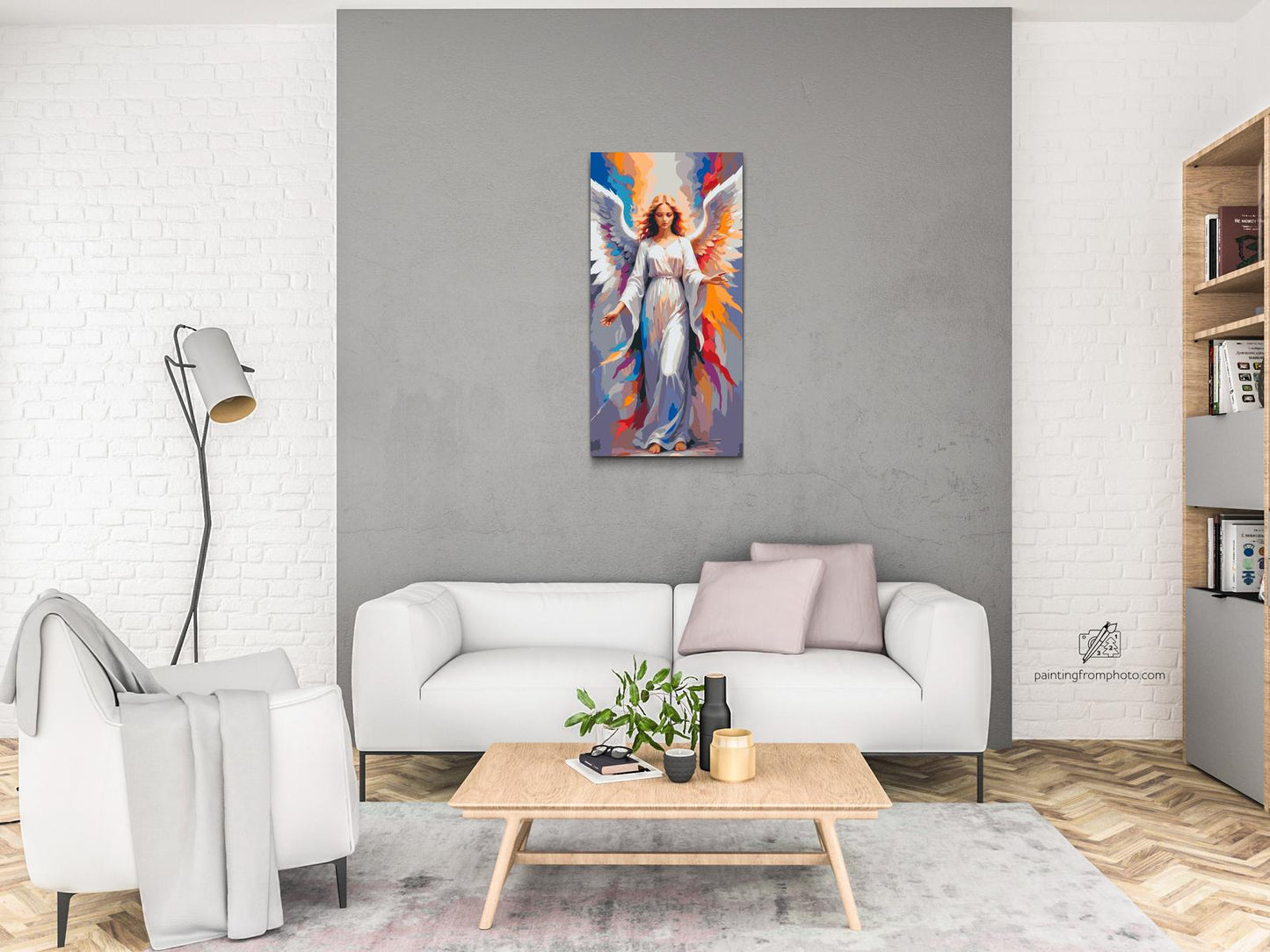 Paint by number - Regnbueengel