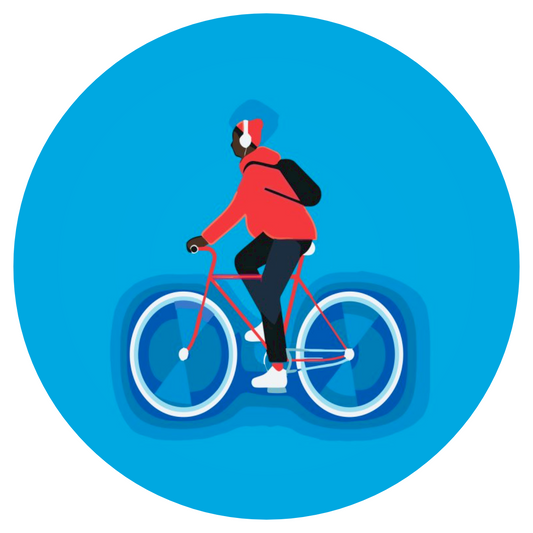 Paint by number - Cyklist