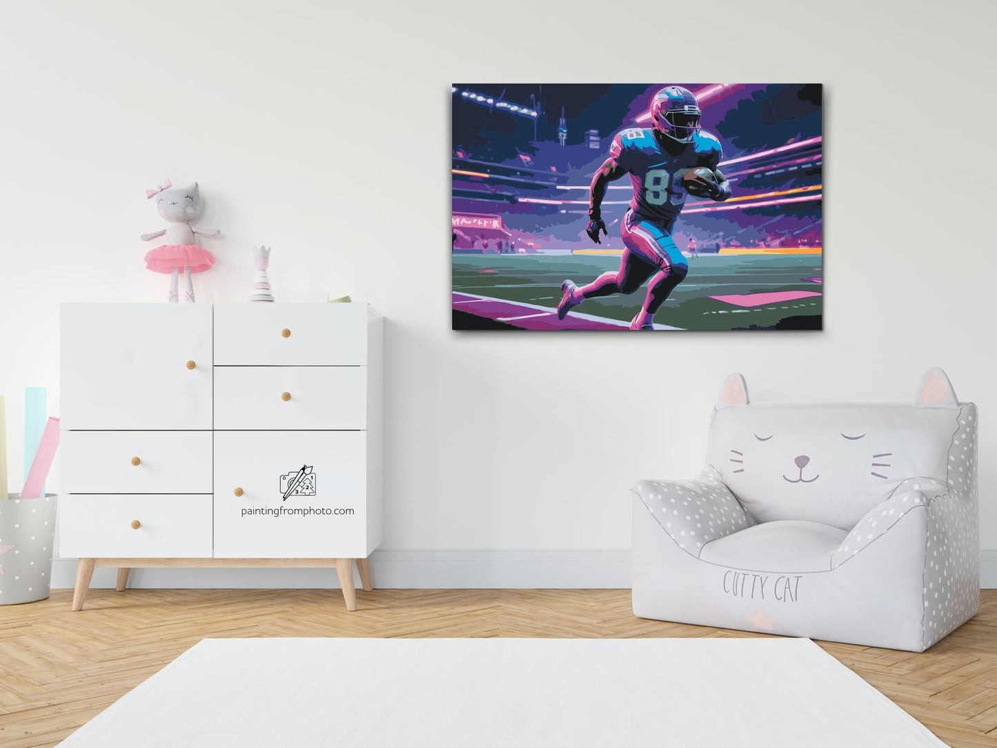 Paint by number - Amerikansk fodbold