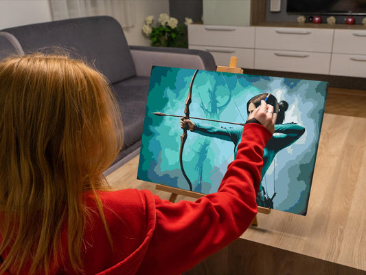 Paint by number - Bueskydning