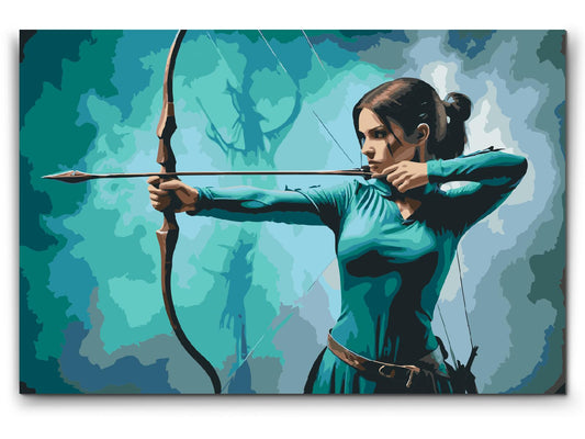 Paint by number - Bueskydning