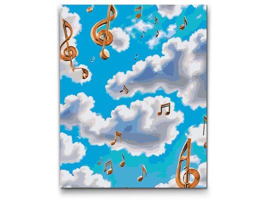 Paint by number - Noter i skyerne