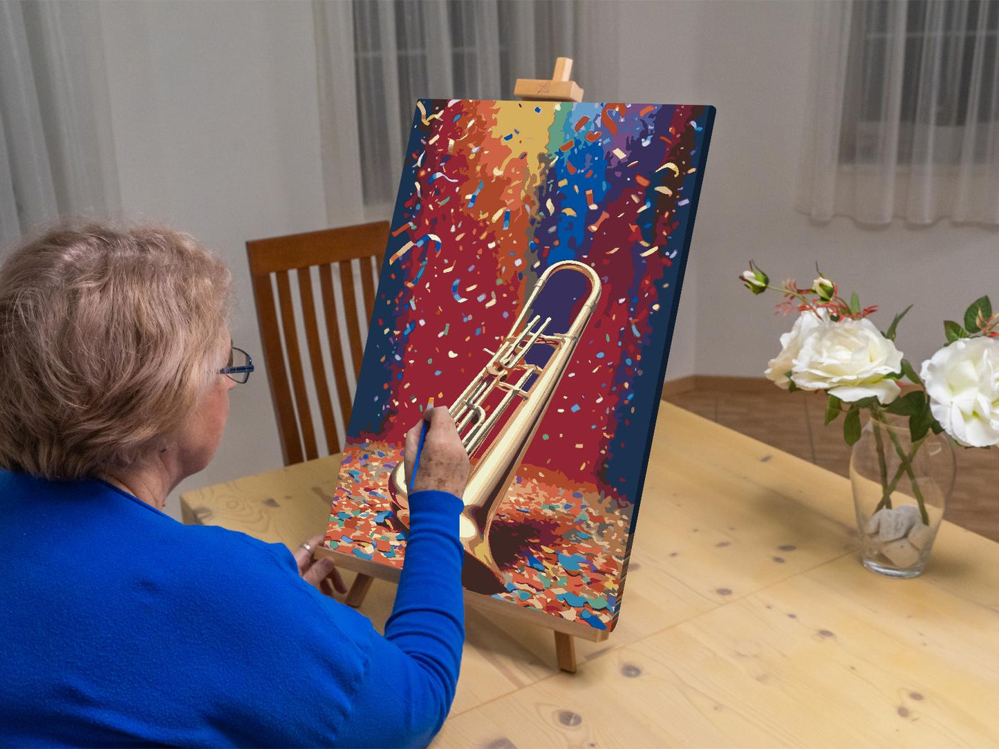 Paint by number - Trombone