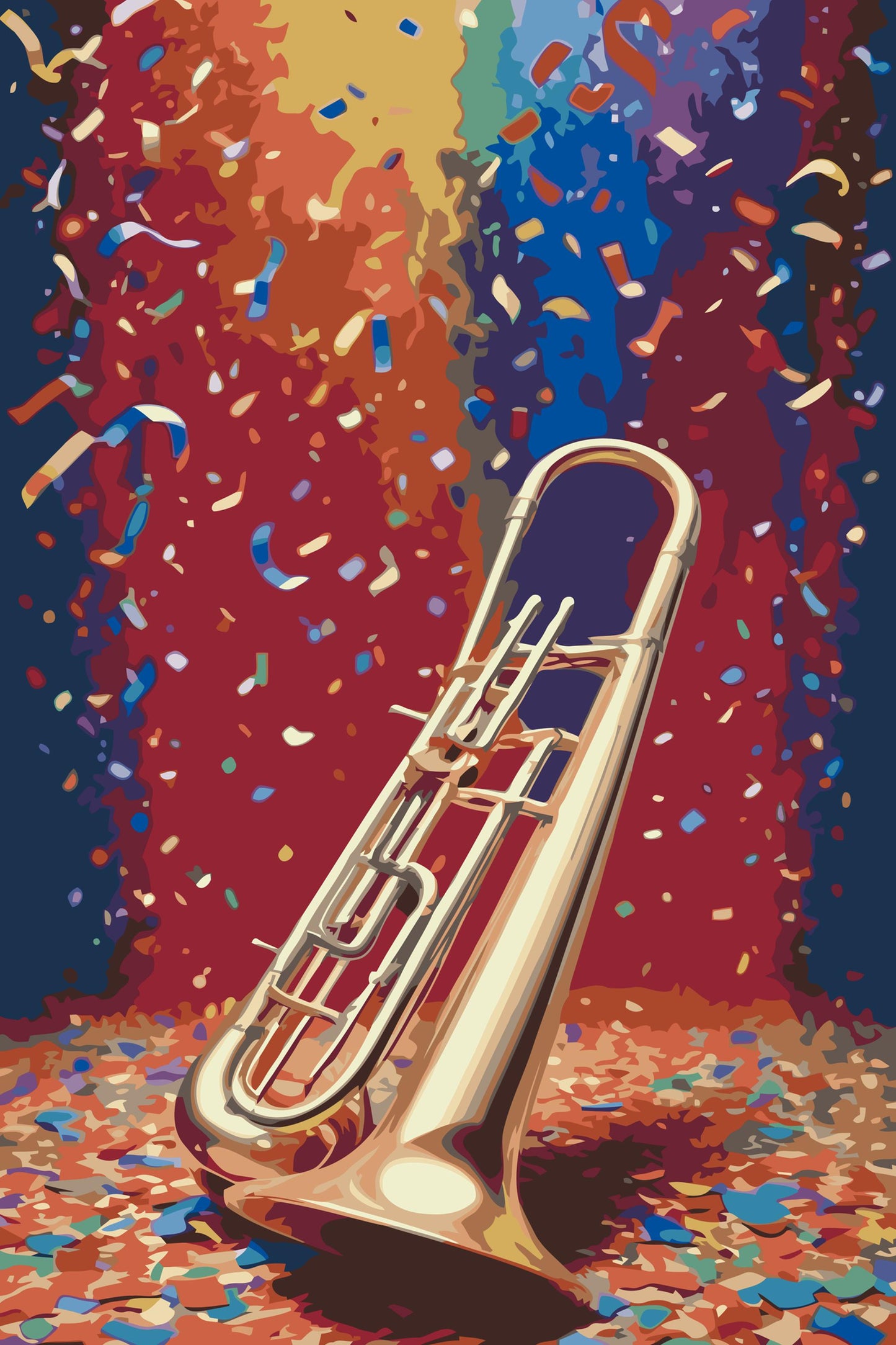 Paint by number - Trombone