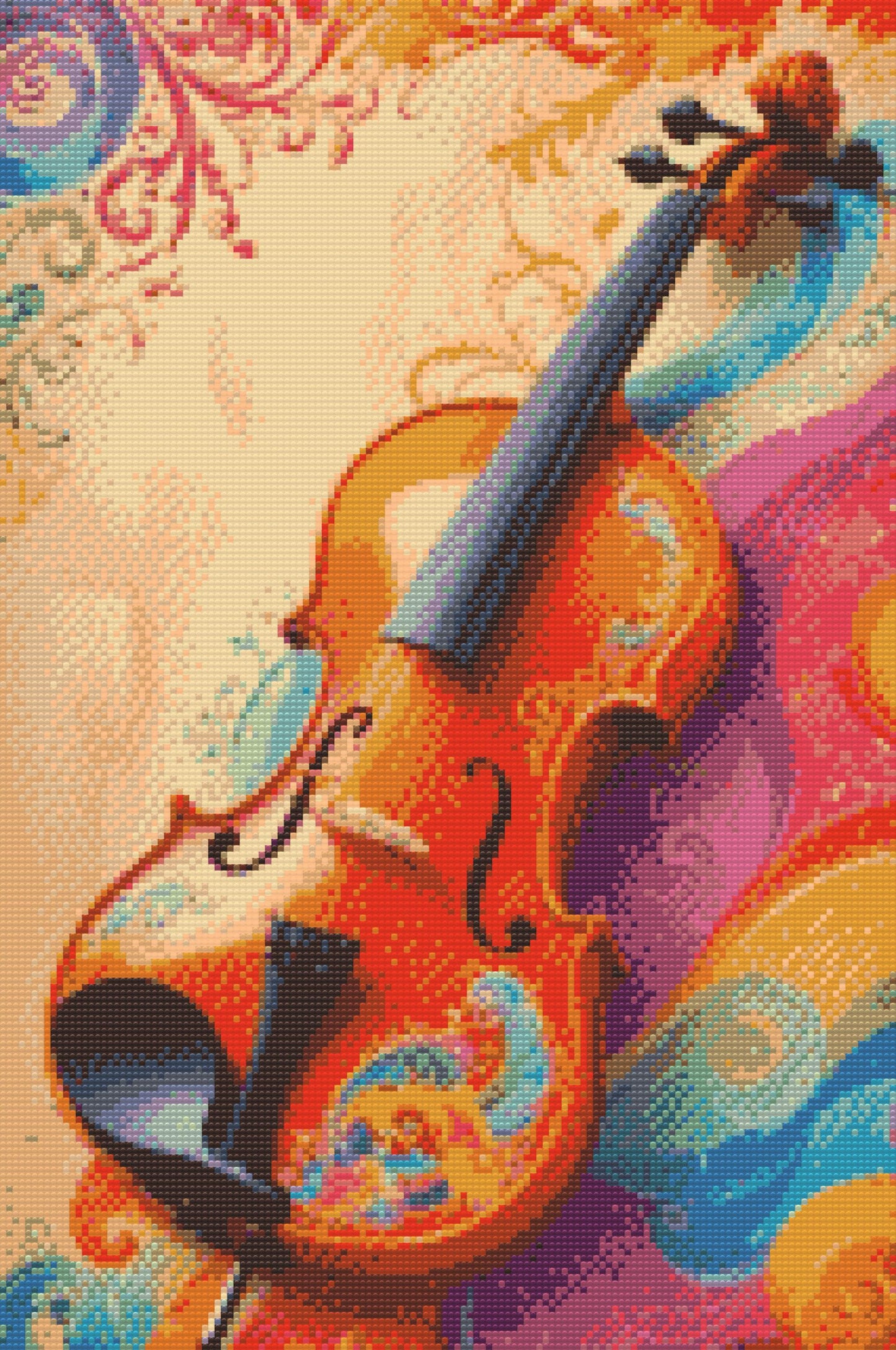 Diamond Paint - Violin i farver