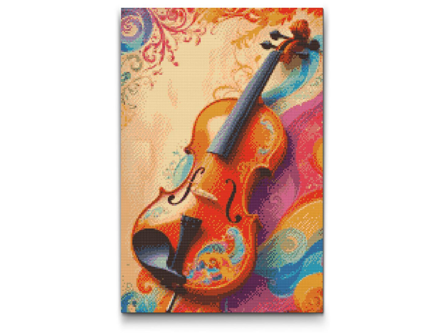 Diamond Paint - Violin i farver
