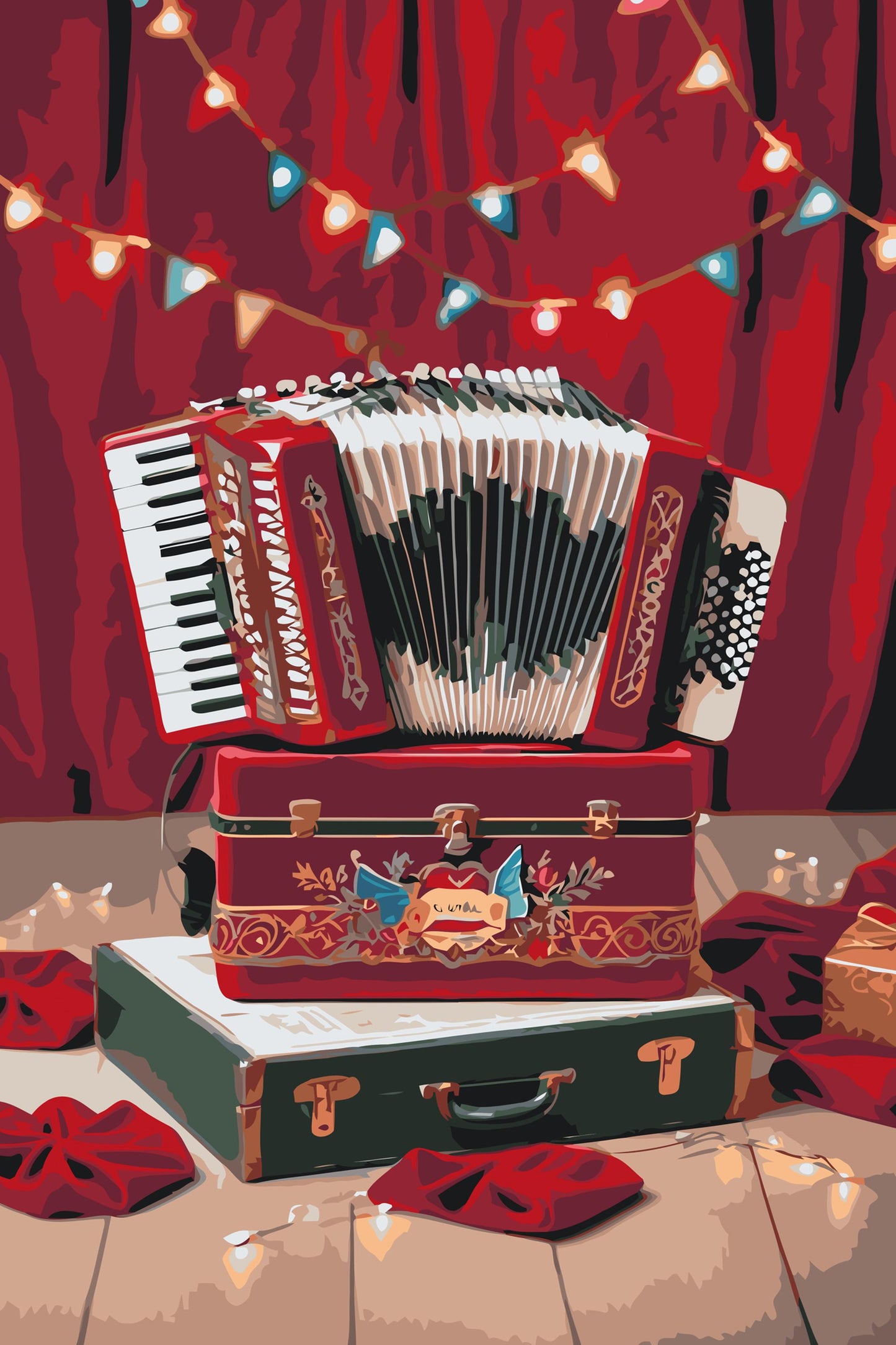 Paint by number - Harmonika