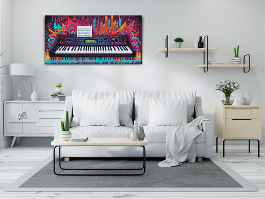 Paint by number - Farverige tangenter