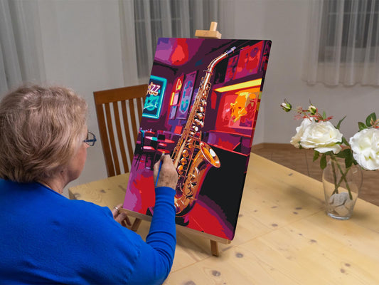 Paint by number - Saxofon