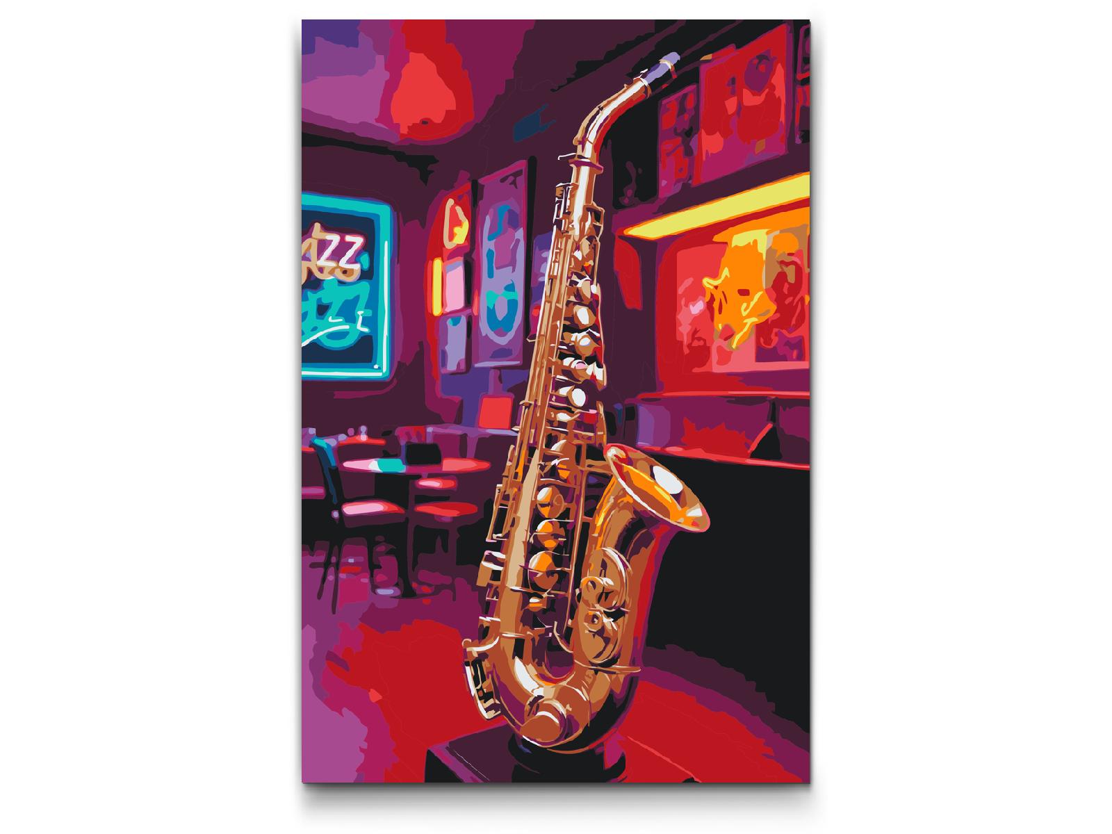 Paint by number - Saxofon