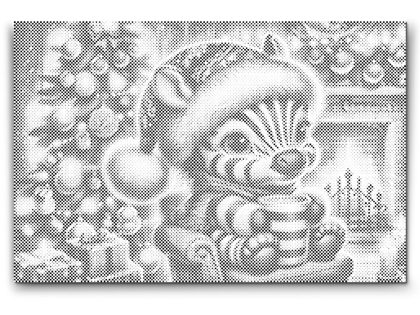 Dotting - Julezebra og en kop kaffe
