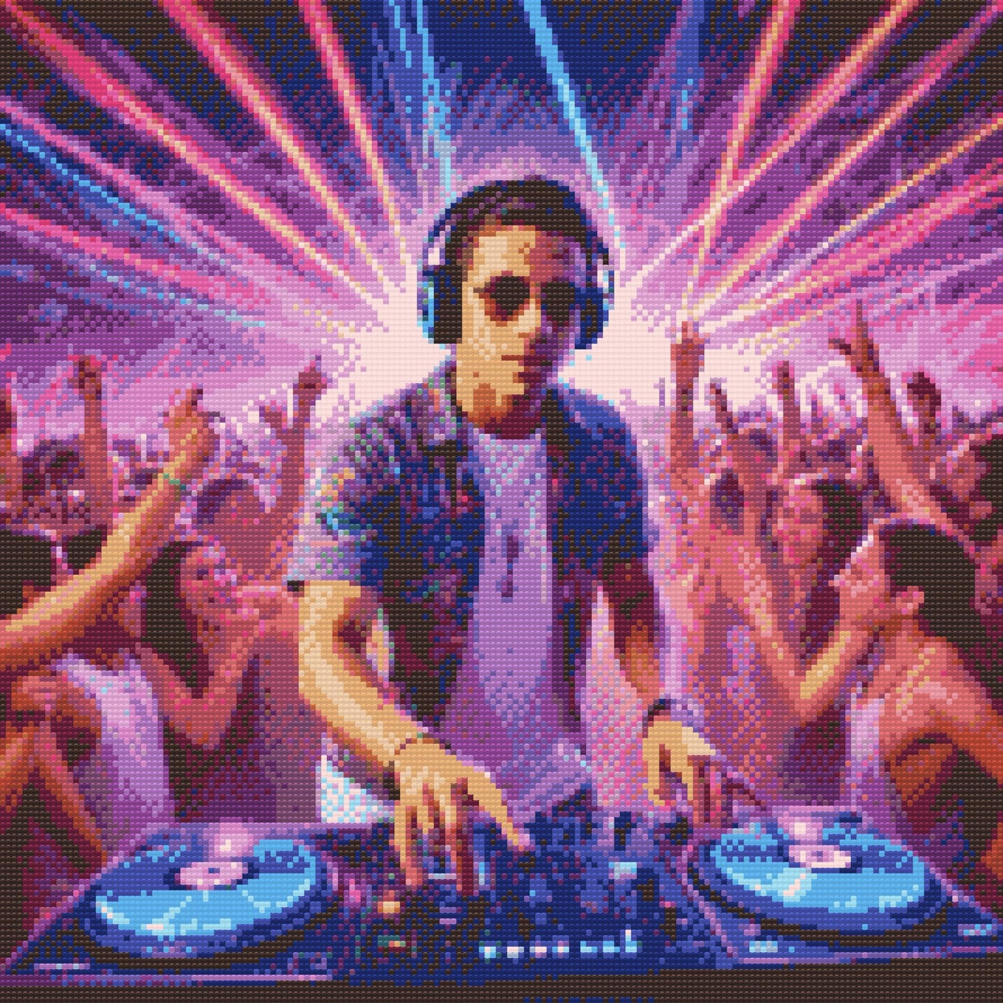 Diamond Paint - DJ til en koncert