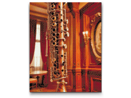 Diamond Paint - Musikinstrument obo
