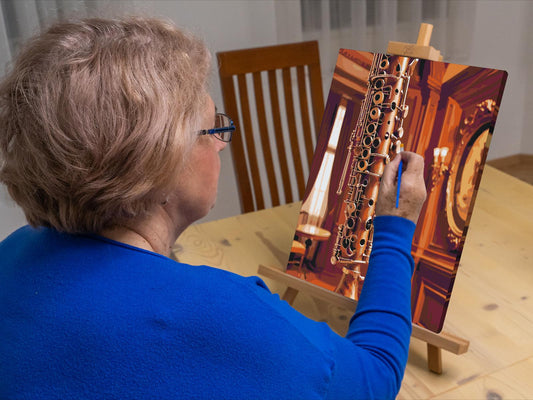 Paint by number - Musikinstrument obo