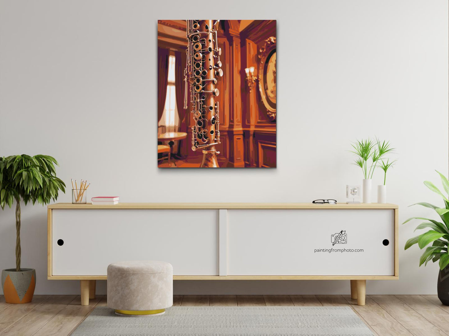 Paint by number - Musikinstrument obo