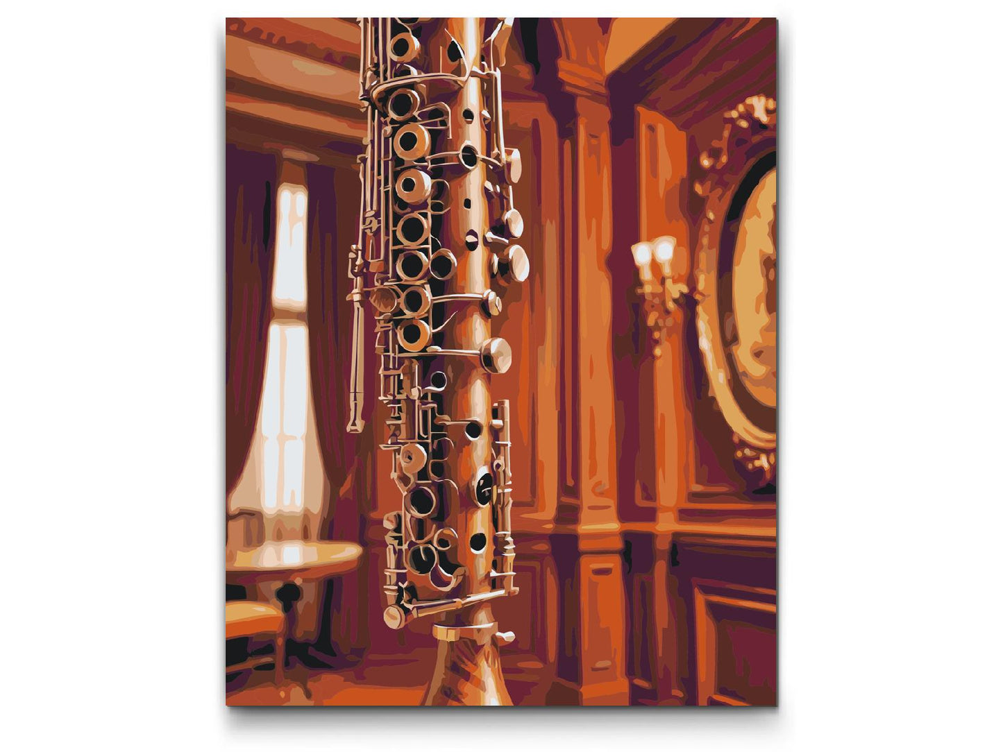 Paint by number - Musikinstrument obo