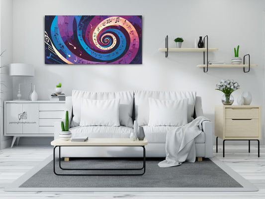 Paint by number - Musikalsk spiral