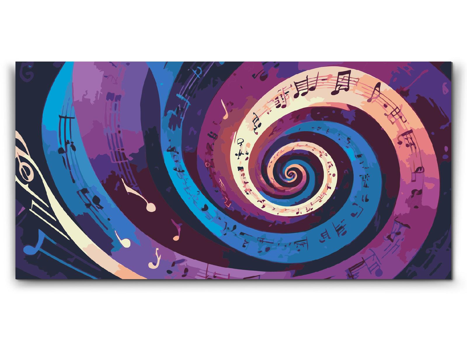 Paint by number - Musikalsk spiral