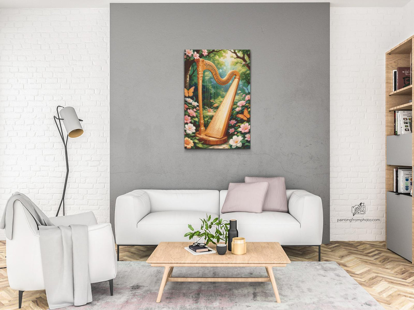Diamond Paint - Harpe i naturen