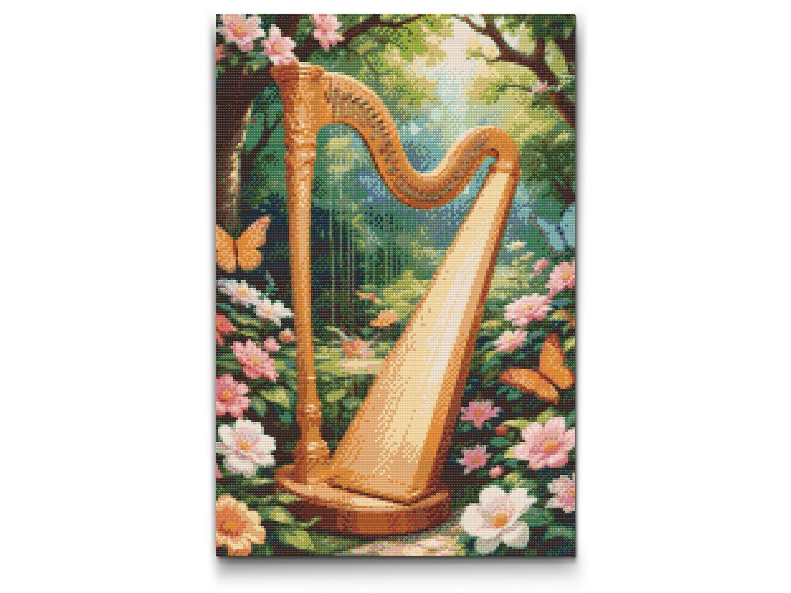 Diamond Paint - Harpe i naturen