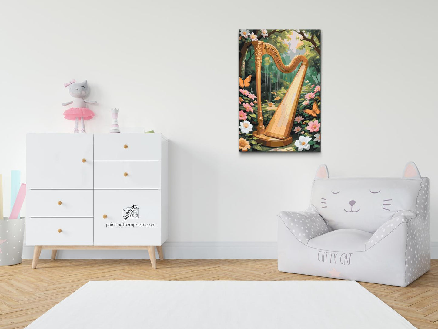Paint by number - Harpe i naturen