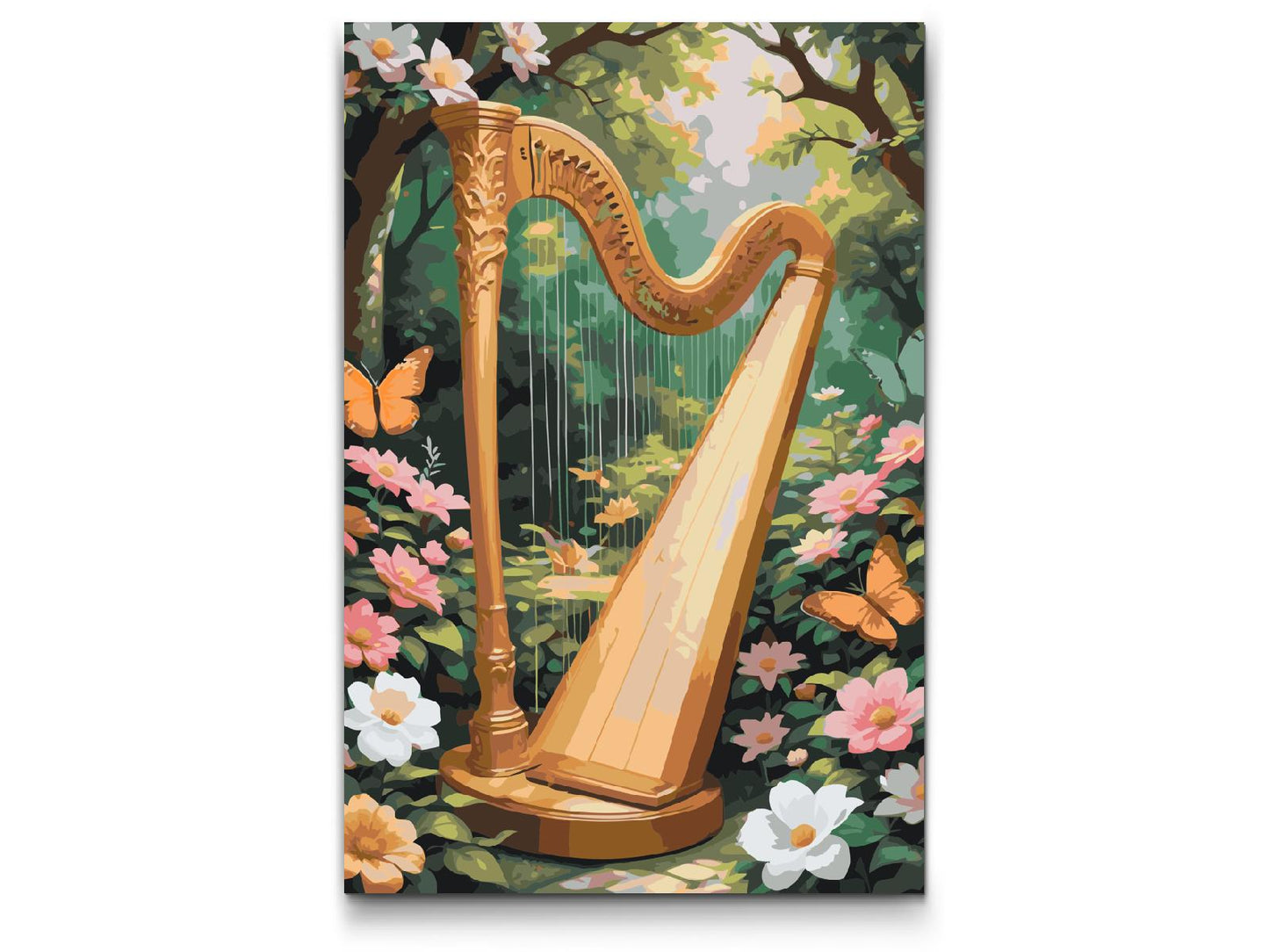 Paint by number - Harpe i naturen