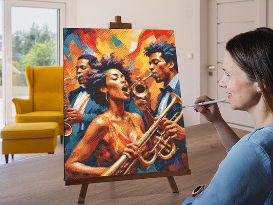 Diamond Paint - Jazzsangere